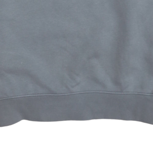 Nike Women’s Grey Small Pullover Sweatshirt Crew Neck Logo Cotton Blend