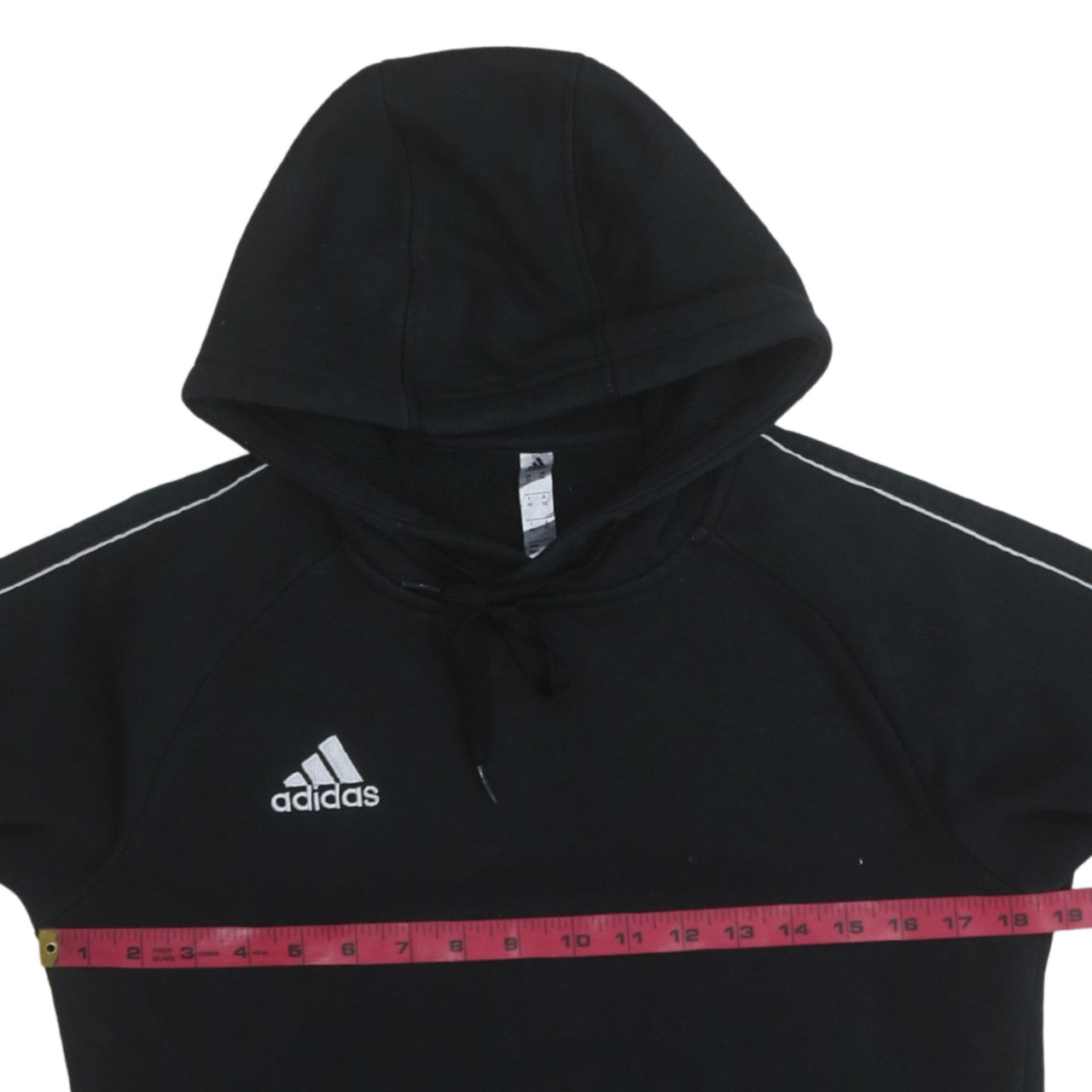Adidas Men's Black XS Pullover Hoodie Sweatshirt with Logo