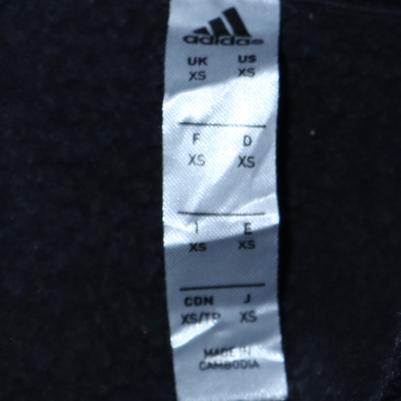 Adidas Men's Black XS Pullover Hoodie Sweatshirt with Logo