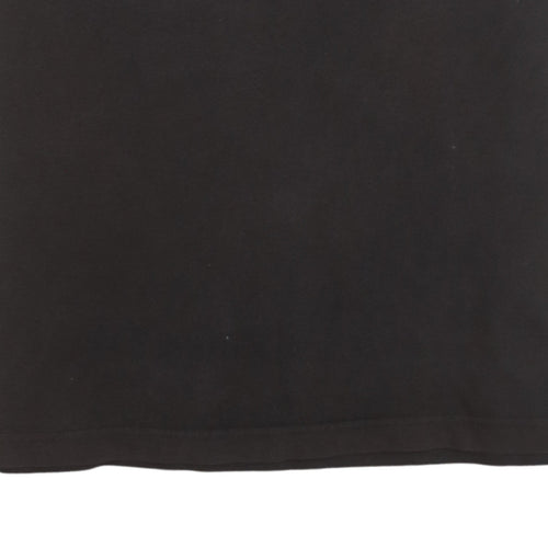 Fred Perry Men's Black M Piqué Polo Shirt with Blue Trim