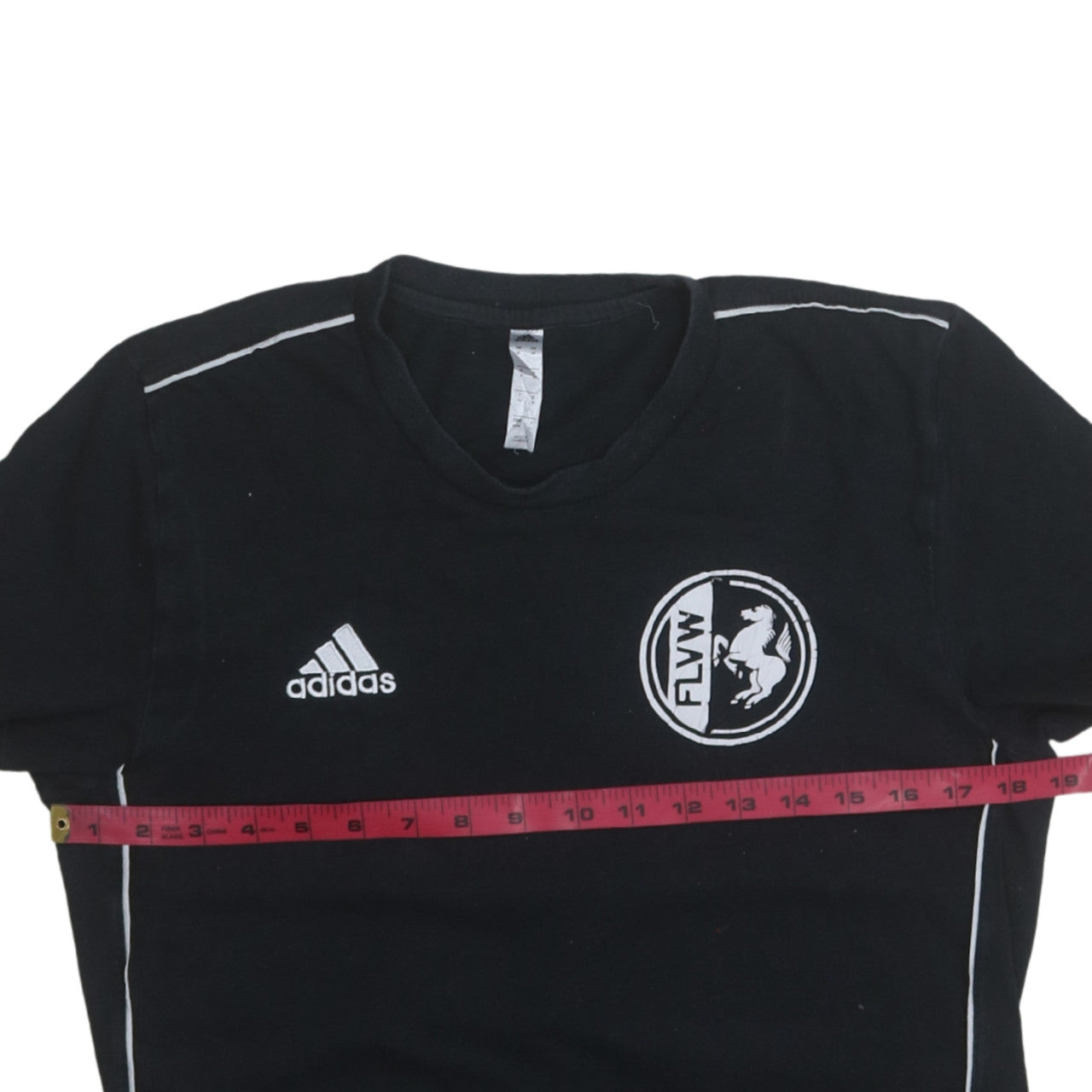 Adidas Men Black Sports T-Shirt M Short Sleeve Crew Neck