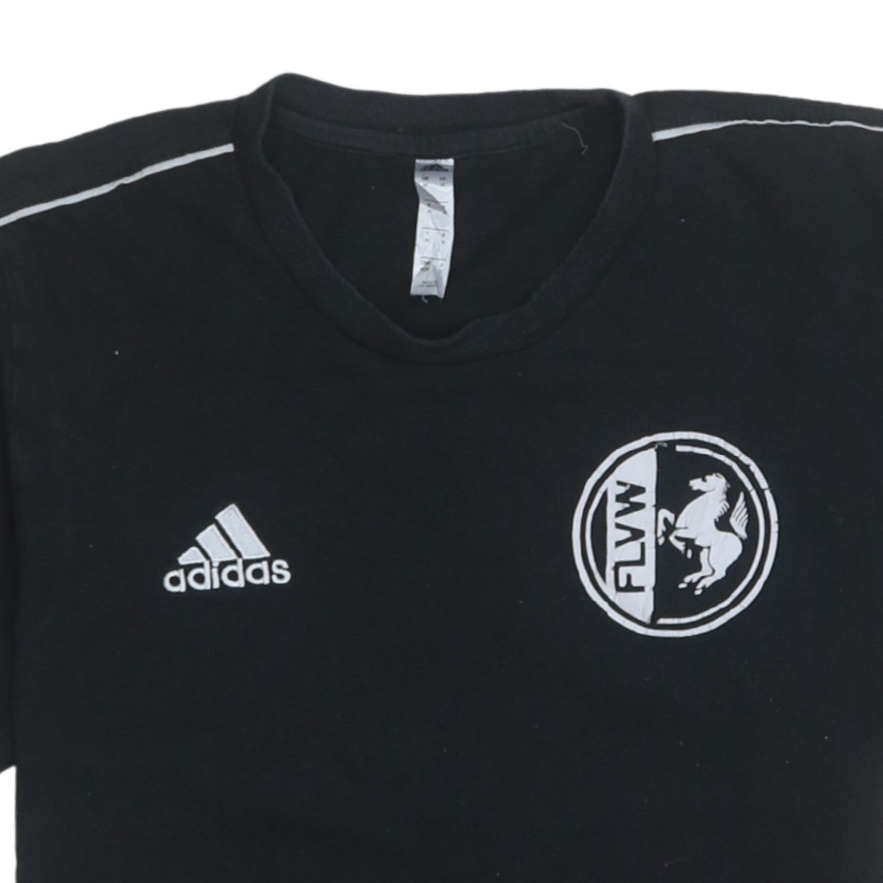 Adidas Men Black Sports T-Shirt M Short Sleeve Crew Neck