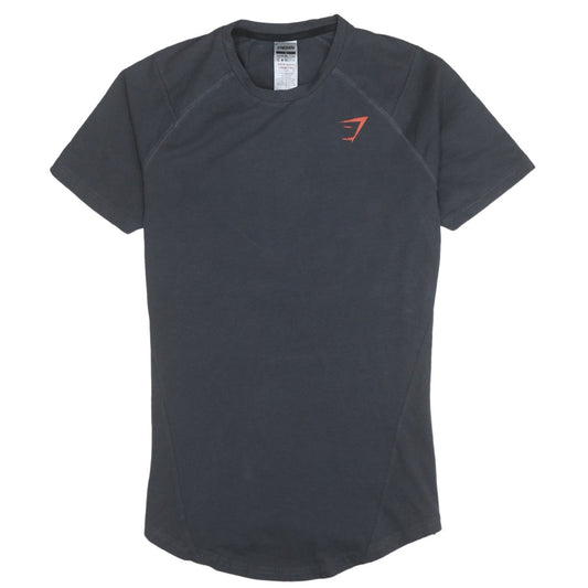 Gymshark Men's Black Athletic Fit Short Sleeve T-Shirt M