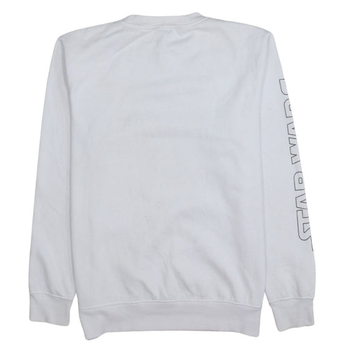 Primark Star Wars Men's White L Pullover Sweatshirt Stormtrooper Graphic