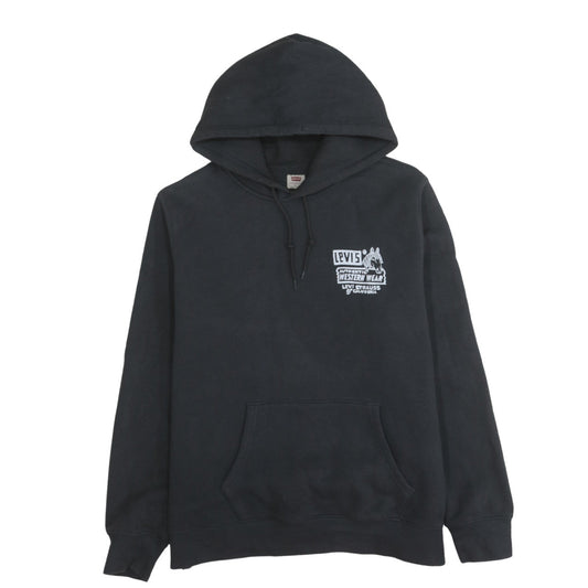 Levi's Men's Black Pullover Graphic Western Hoodie Size L