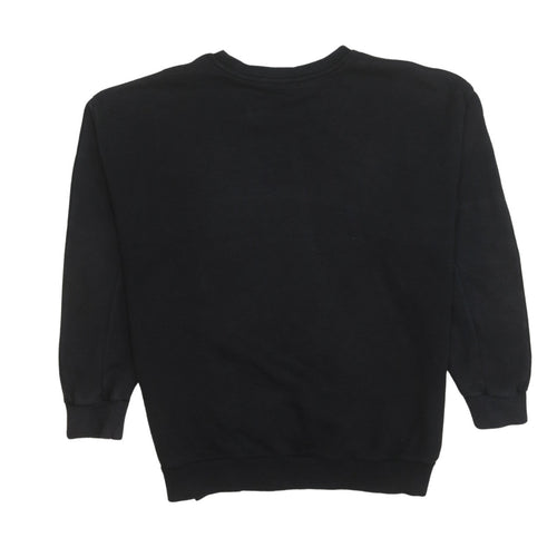 Adidas Womens Black Size 10 Crew Neck Pullover Sweatshirt