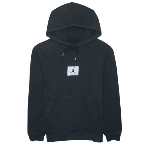 Jordan Men's Black Pullover Hoodie Medium Sports Logo Fleece