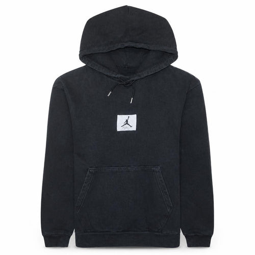 Jordan Men's Black Pullover Hoodie Medium Sports Logo Fleece