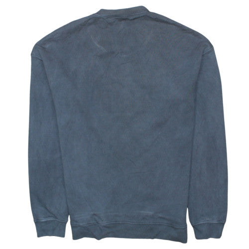 Poco by Pippa Men's Grey Graphic Print Sweatshirt Size S Cotton Crew Neck