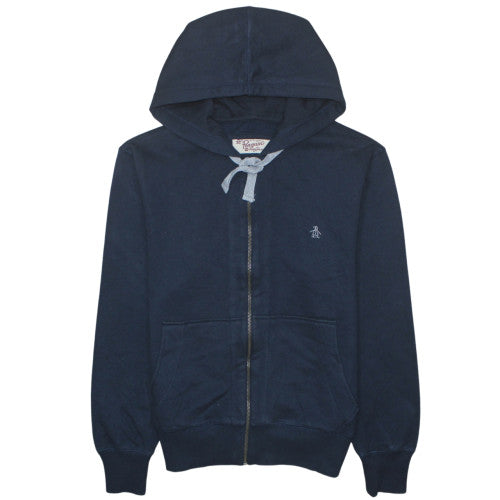 Original Penguin Men's Blue Full Zip Hoodie Size S Regular Fit