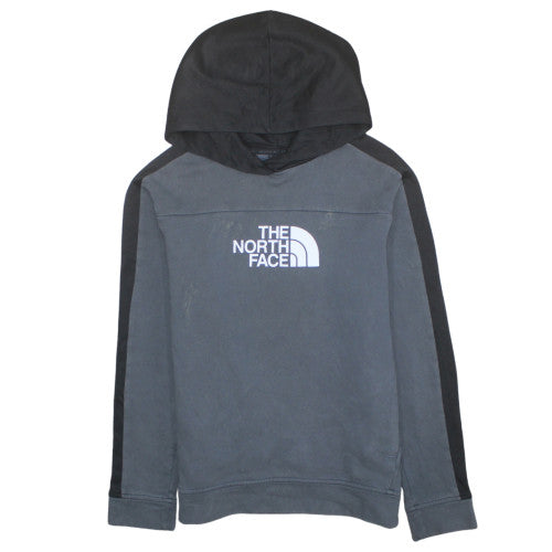 The North Face Boys Black/Grey Pullover Hoodie XL Cotton Blend Casual