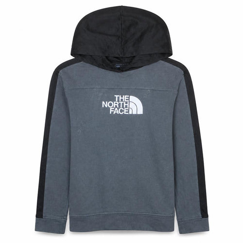 The North Face Boys Black/Grey Pullover Hoodie XL Cotton Blend Casual