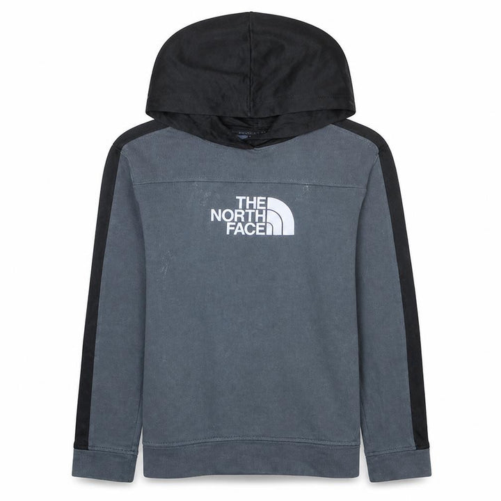 The North Face Boys Black/Grey Pullover Hoodie XL Cotton Blend Casual