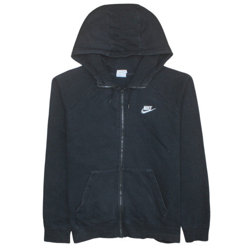 Nike Men's Black Full Zip Fleece Hoodie Size M Regular Fit