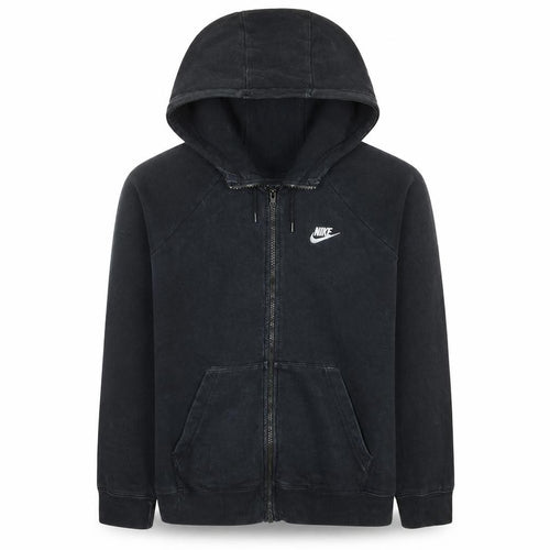 Nike Men's Black Full Zip Fleece Hoodie Size M Regular Fit