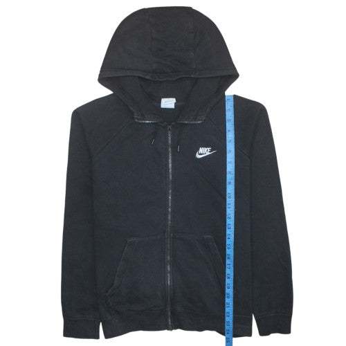 Nike Men's Black Full Zip Fleece Hoodie Size M Regular Fit
