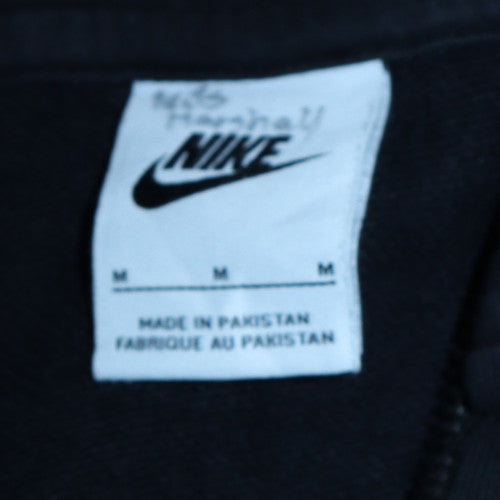 Nike Men's Black Full Zip Fleece Hoodie Size M Regular Fit