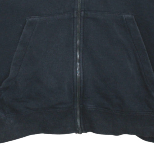 Nike Men's Black Full Zip Fleece Hoodie Size M Regular Fit