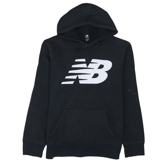 New Balance Men's Black Pullover Hoodie Size L Graphic Fleece