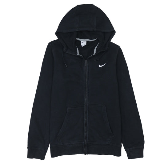 Nike Men's Black Full Zip Hoodie Size L Fleece Sportswear