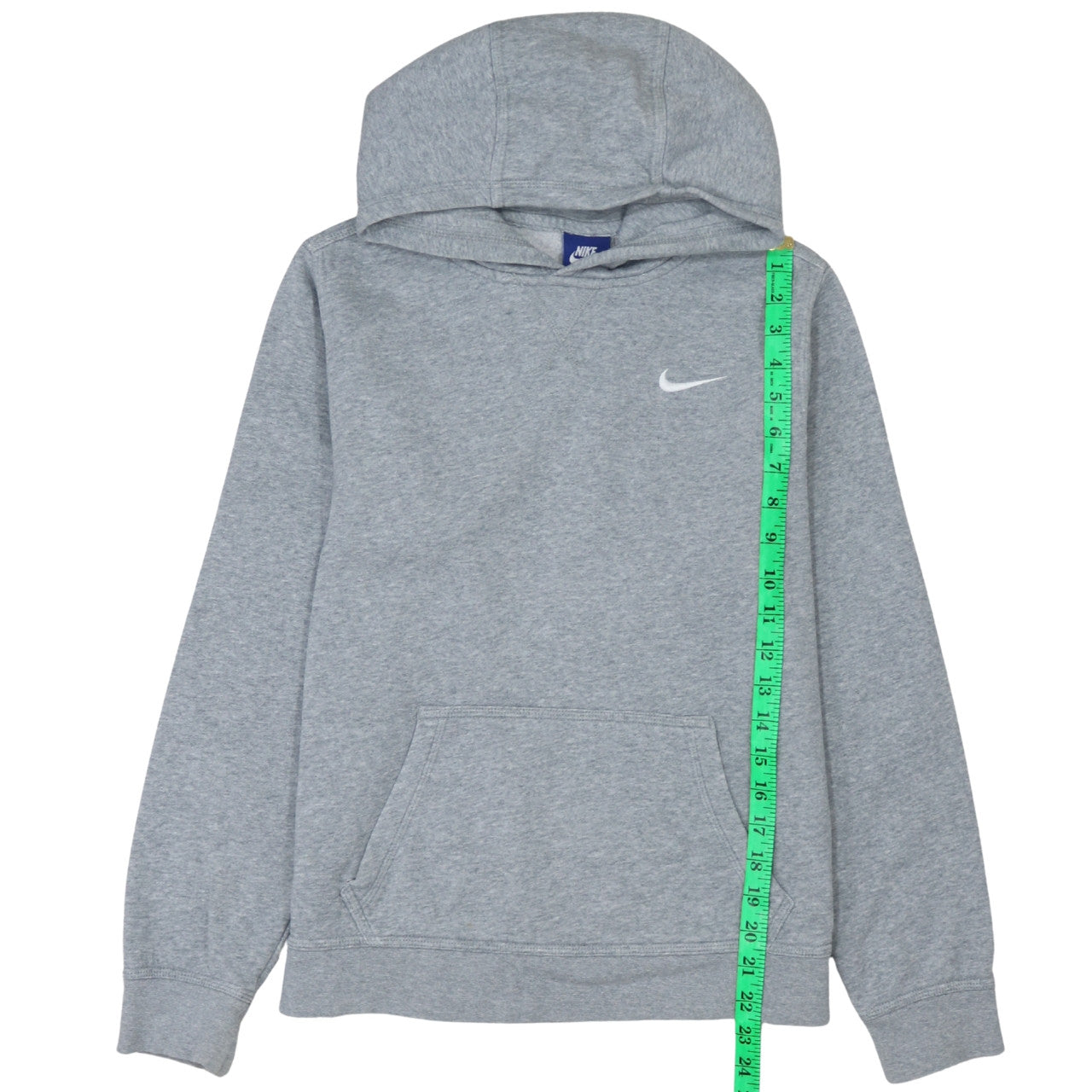 Nike Boys Grey XL Pullover Hoodie Sweatshirt 13-15 Years Fleece Lined