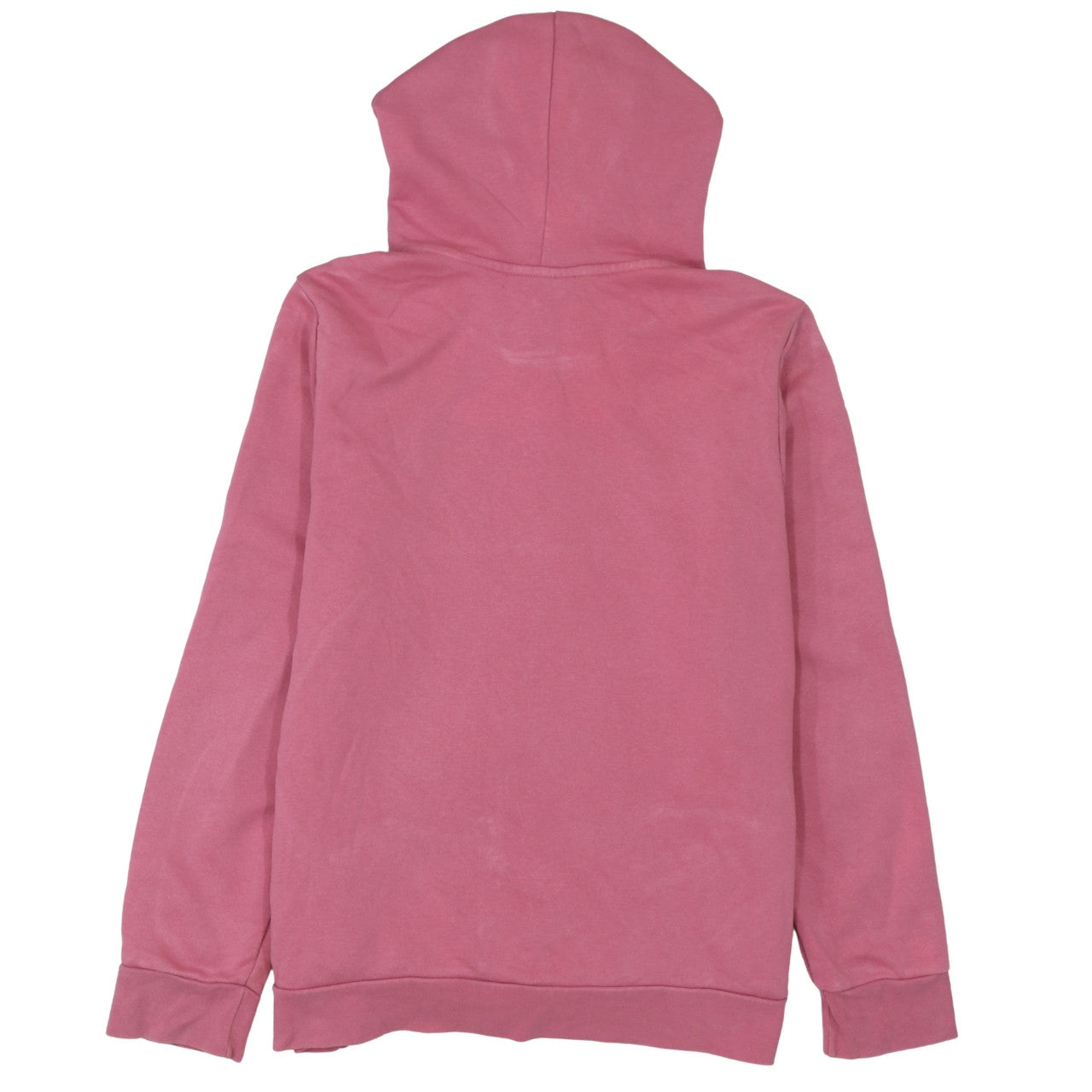 Adidas Women Pink Pullover Hoodie Large Logo Cotton Blend