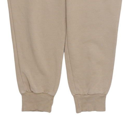 Puma Women's Beige Jogger Trousers M Fleece Lined Casual