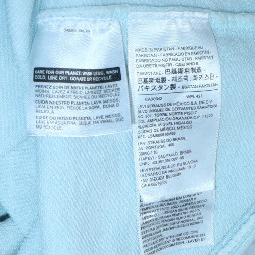Levi's Men's Light Blue Logo Crew Neck Sweatshirt Size L