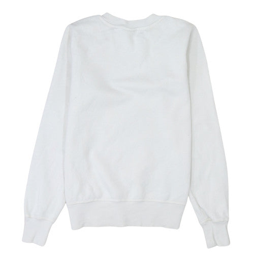 Champion Women's White Small Pullover Sweatshirt with Logo