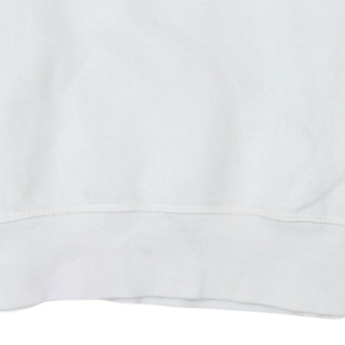 Champion Women's White Small Pullover Sweatshirt with Logo