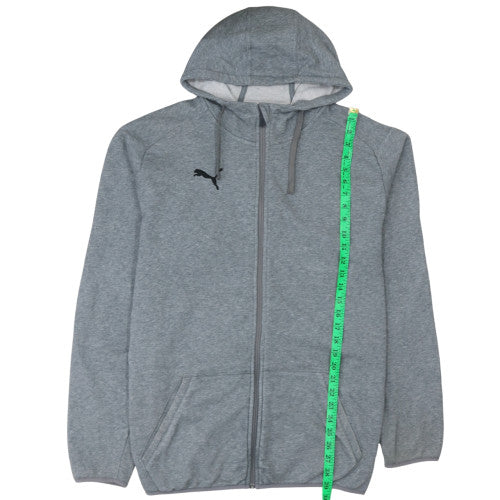 Puma Men's Grey Full Zip Hoodie XL Regular Fit