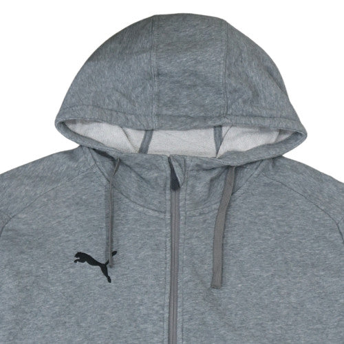 Puma Men's Grey Full Zip Hoodie XL Regular Fit