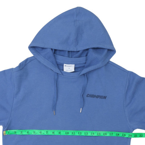 Champion Men's Blue Pullover Hoodie Size M Fleece Regular Fit