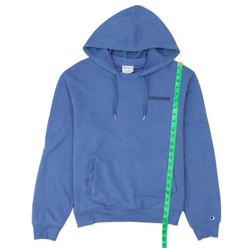 Champion Men's Blue Pullover Hoodie Size M Fleece Regular Fit