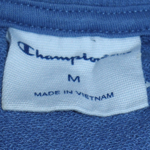 Champion Men's Blue Pullover Hoodie Size M Fleece Regular Fit