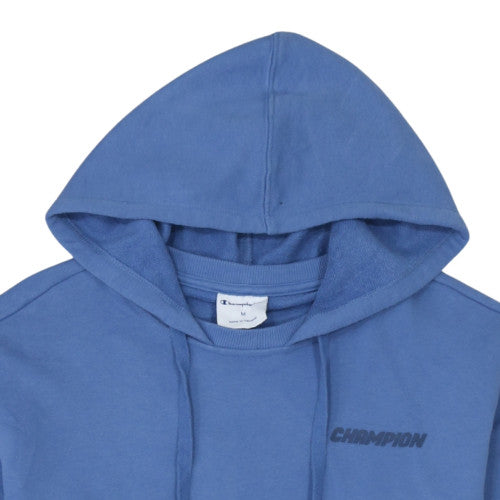 Champion Men's Blue Pullover Hoodie Size M Fleece Regular Fit