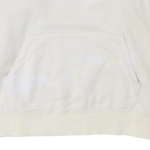 Nike Men's Beige 2XL Pullover Hoodie Fleece Sweatshirt