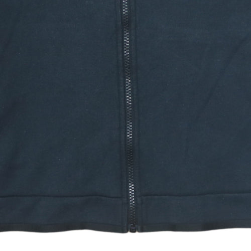 Nike Boys Black Full Zip Hoodie XL (158-170cm) Fleece Sweatshirt