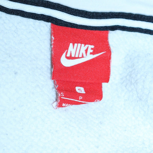 Nike Men's White Full Zip Hoodie Size S Sportswear Sweatshirt