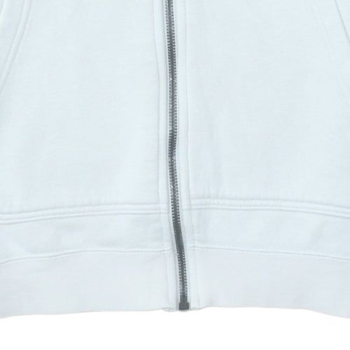 Nike Men's White Full Zip Hoodie Size S Sportswear Sweatshirt