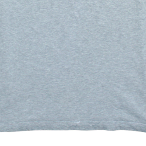 Adidas Men's Grey Crew Neck Short Sleeve Sports T-Shirt Medium