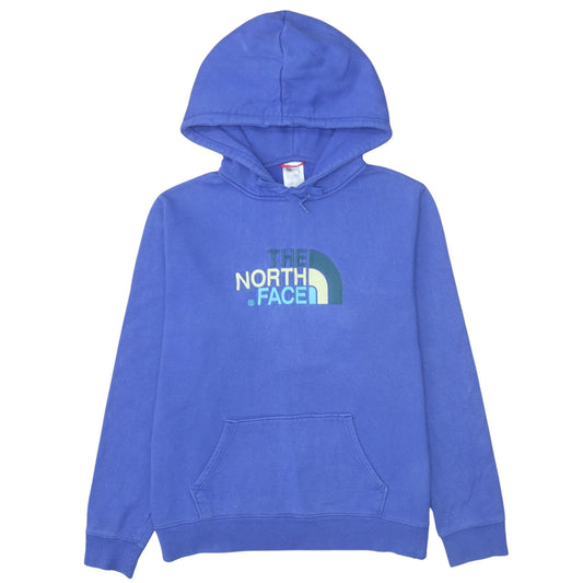 The North Face Womens Blue XL Pullover Hoodie Cotton Logo