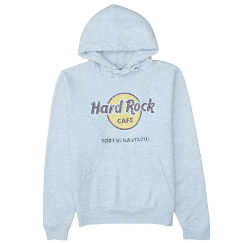 Hard Rock Cafe Women's Grey Medium Pullover Hoodie Sweatshirt