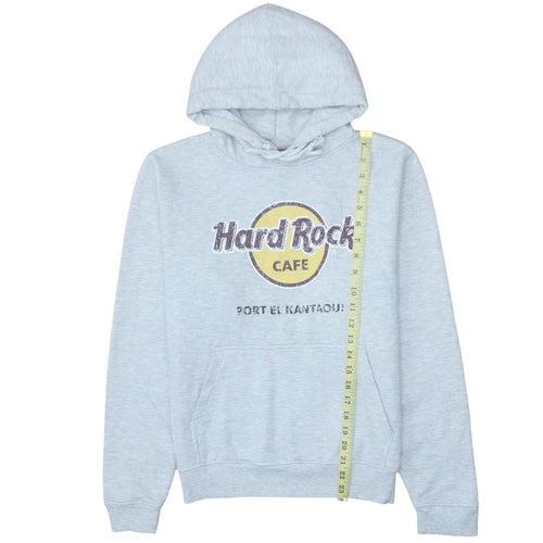Hard Rock Cafe Women's Grey Medium Pullover Hoodie Sweatshirt