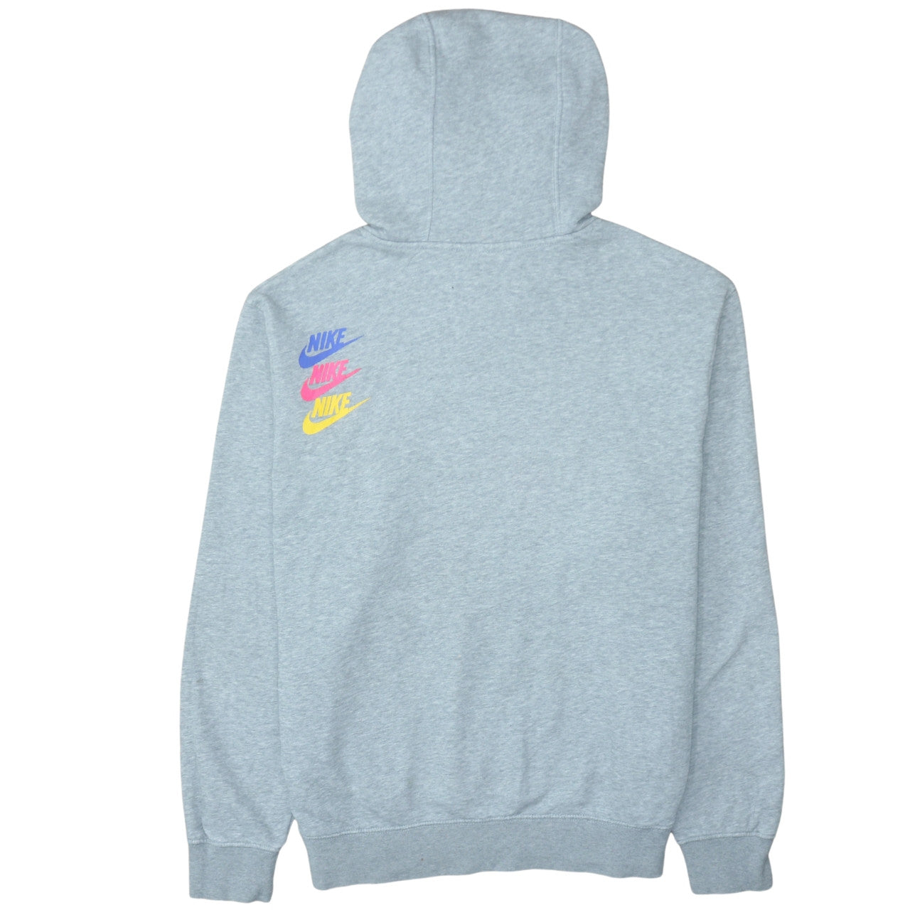 Nike Men's Grey Pullover Hoodie M Graphic Logo Sportswear