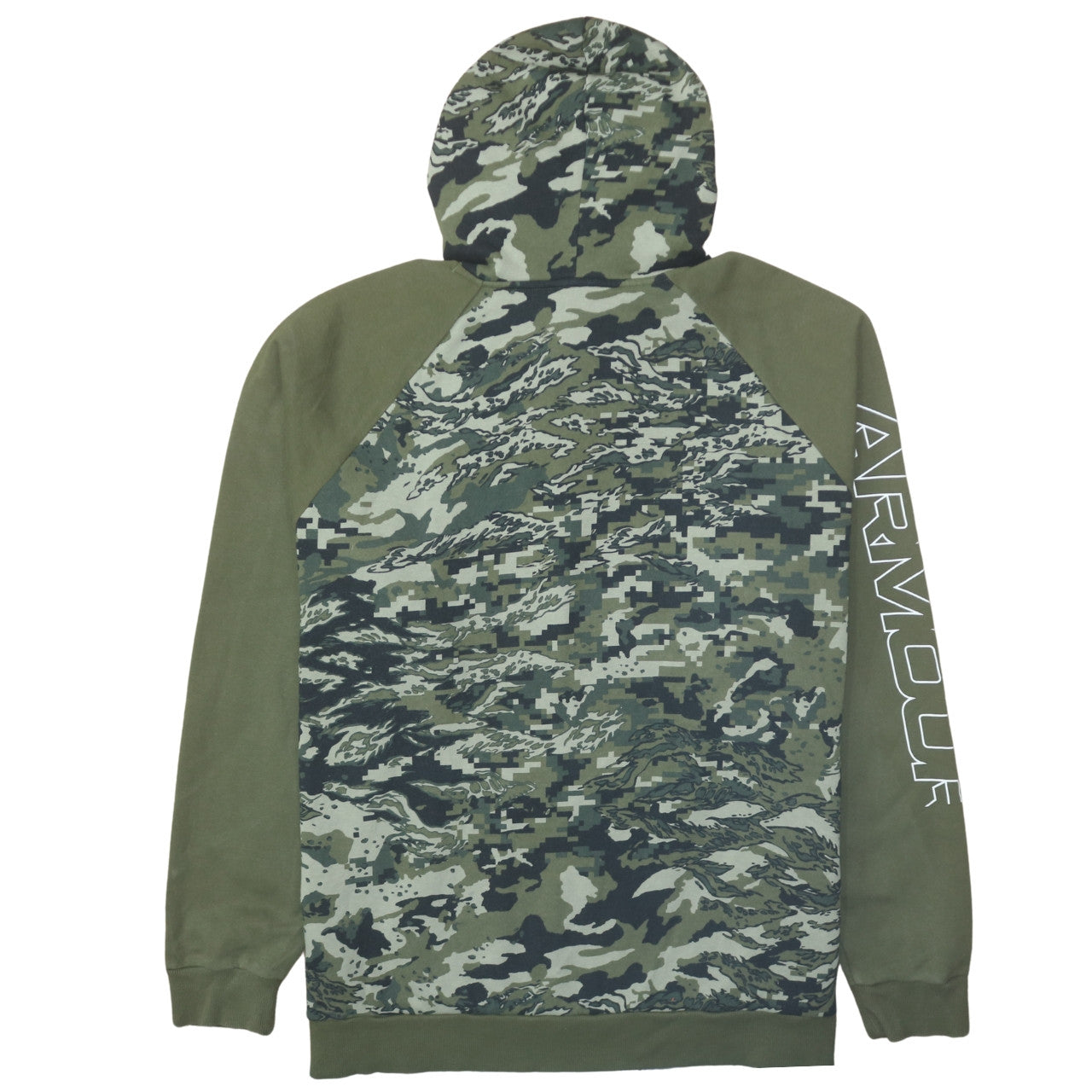 Under Armour Men's Green Camouflage Pullover Hoodie 2XL