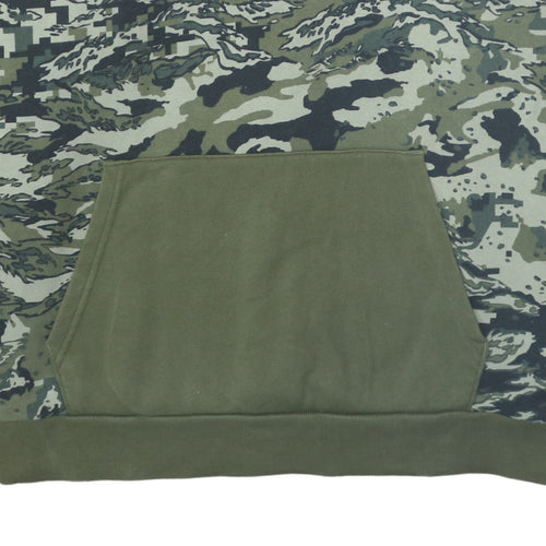 Under Armour Men's Green Camouflage Pullover Hoodie 2XL