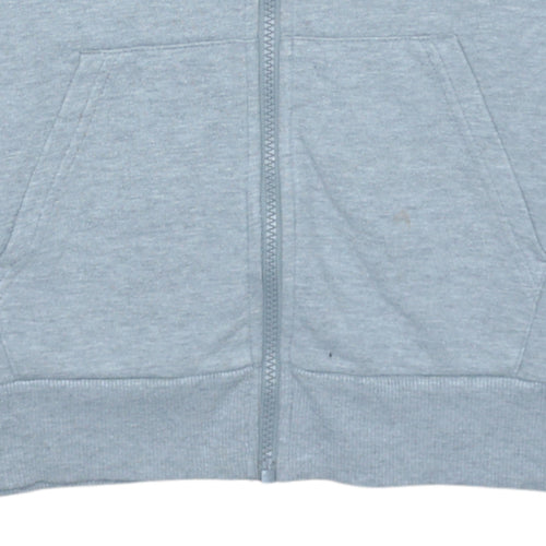 Converse Boys Grey Full Zip Logo Hoodie 12-13 Years