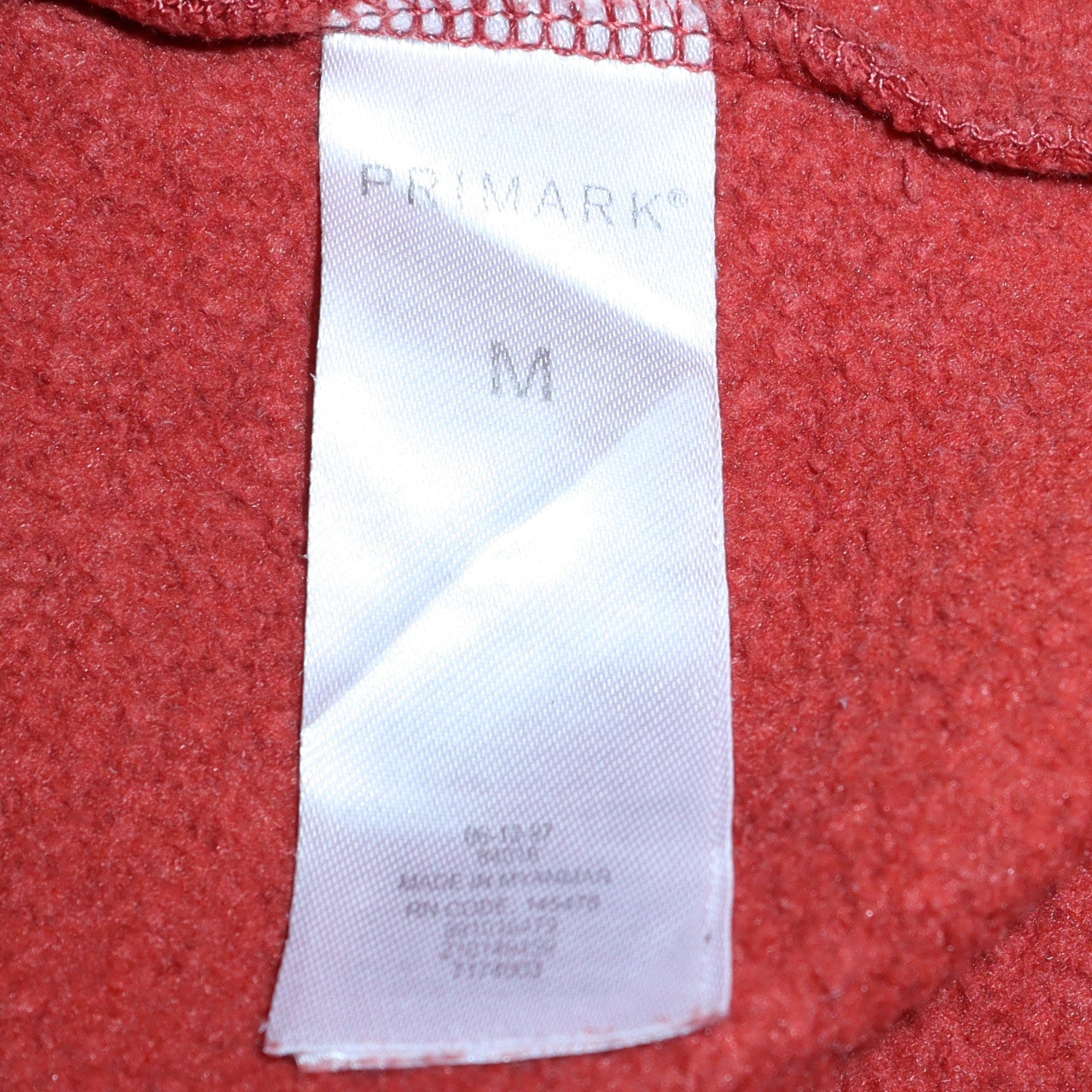 Primark Men Red Dragon Ball Z Hoodie Medium Pullover Fleece Anime Style