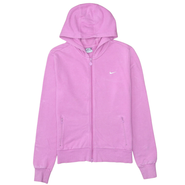 Nike Womens Pink Full Zip Hoodie XL Cotton Blend Casual